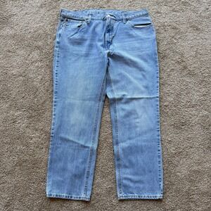 Levi's Jeans Mens 38x30 Light Wash 541 Athletic Taper Denim Blue Pants